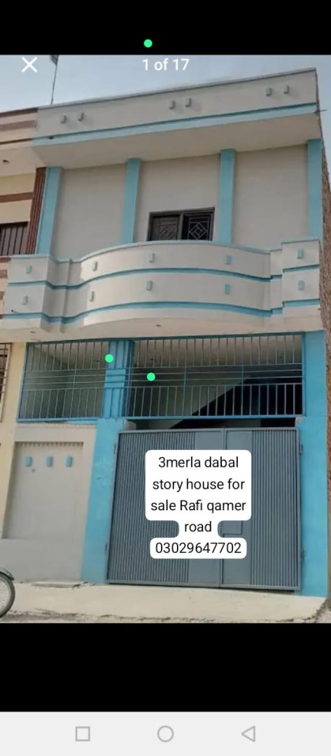3 Marla Double Story House for Sale