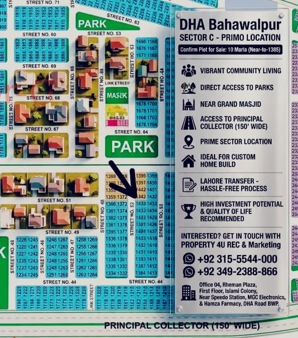 10 Marla possession plot available 4 Sale in sector C DHA BWP